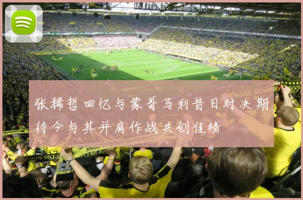 张稀哲回忆与蒙哥马利昔日对决期待今与其并肩作战共创佳绩